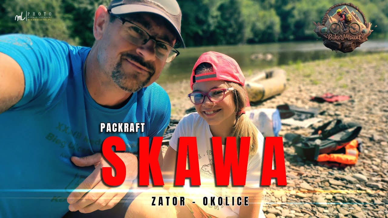 Skawa / Spływ w okolicach Zator / Packrafting /