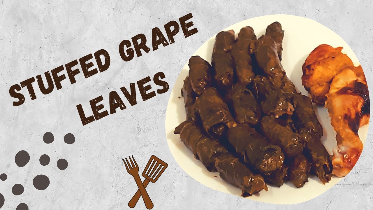 How to make a recipe for stuffed grape leaves on the Egyptian way