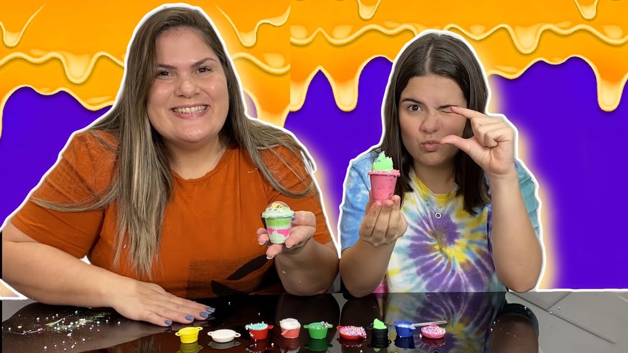 QUEM FAZ A Mini SLIME MAIS BONITA VENCE!