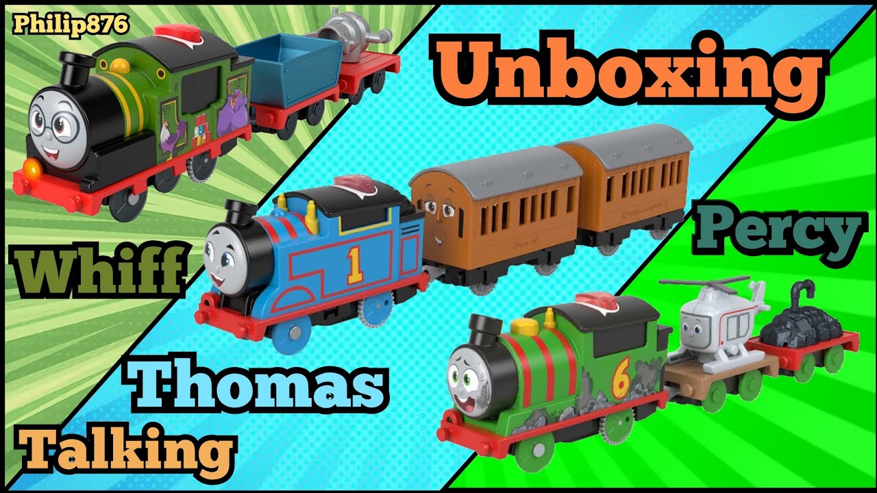 | Unboxing | Talking Engines All Engines Go Thomas, Percy & Whiff. Thomas & Friends Trackmaster