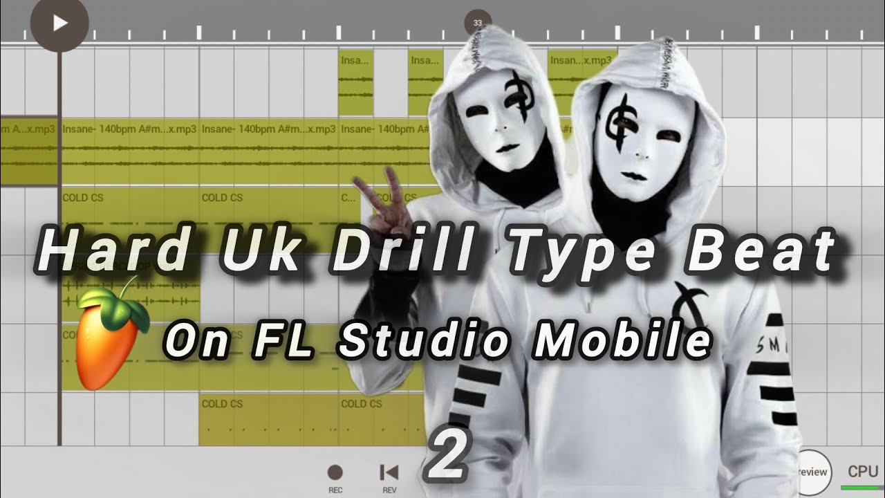 Making a Good Drill Beat On FL Studio Mobile tutorial 2025