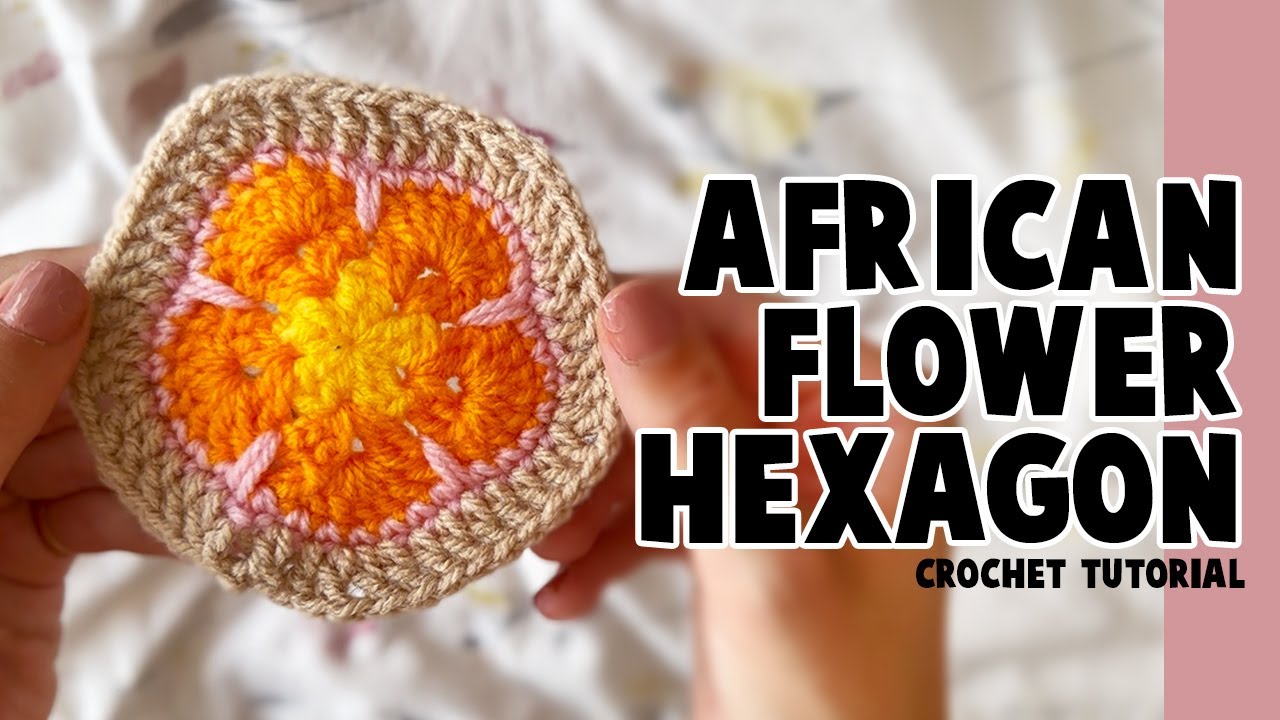 How To Crochet: AFRICAN FLOWER PENTAGON (Beginner Friendly)