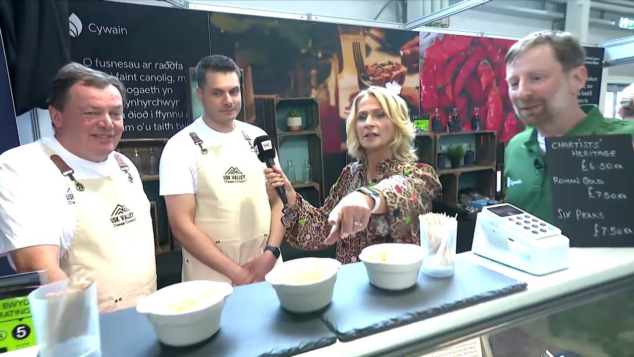Ynyr o Cywain a'r cwmniau bwyd newydd | New Welsh food companies at the Food Hall
