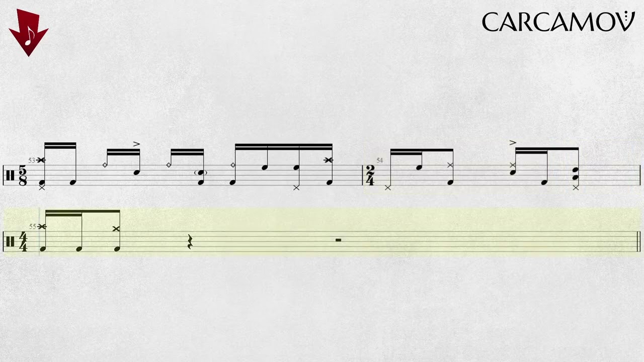 SOUNDGARDEN - Black Hole Sun | ISOLATED DRUM COVER + PDF SCORE 📄