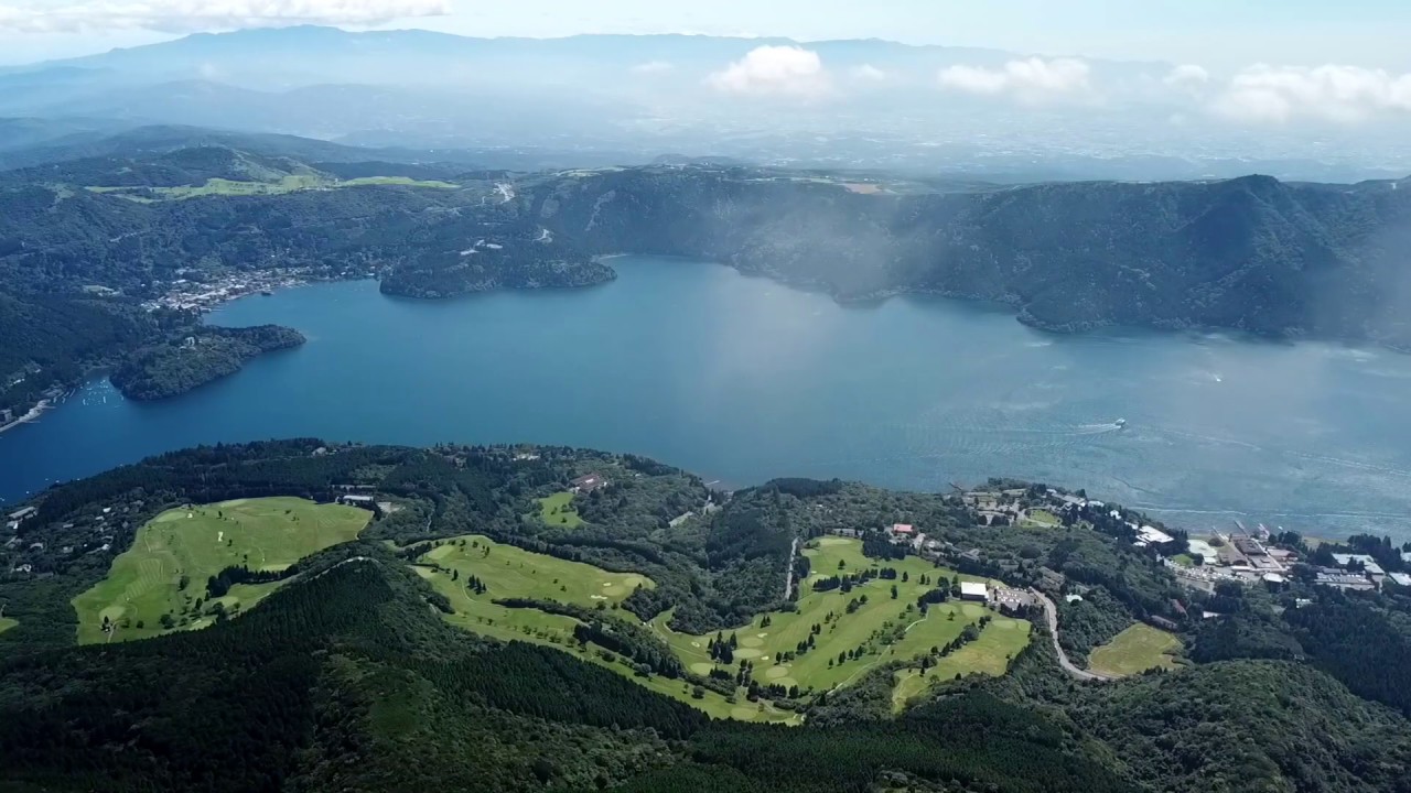 Japan from the sky - Lake Ashinoko - Hakone