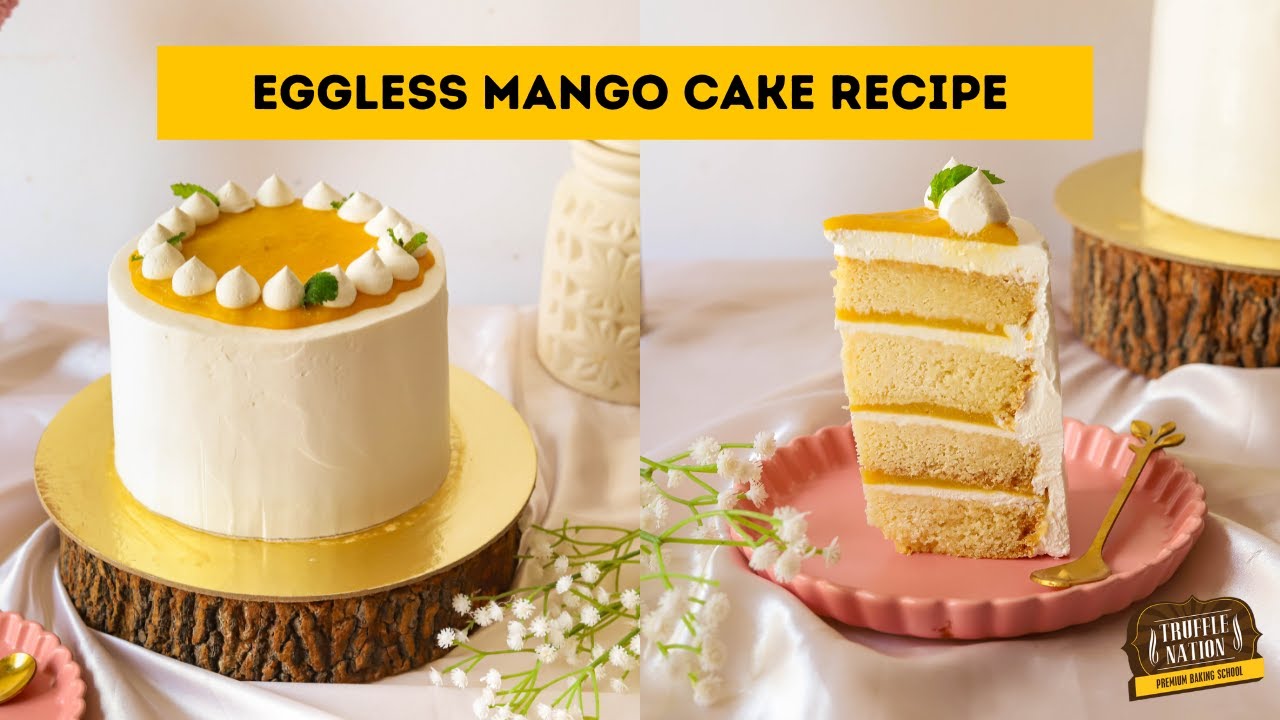 Eggless Mango Cake Recipe