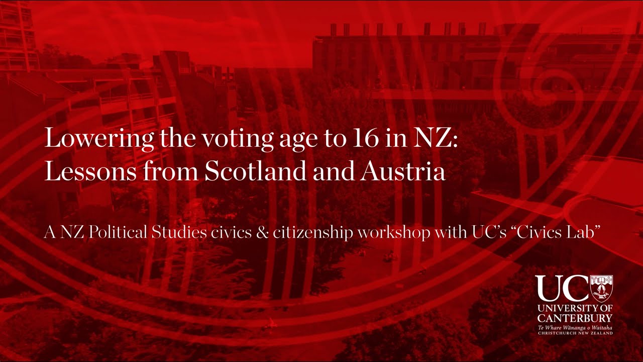 Lowering the voting age to 16 in NZ: lessons from Scotland and Austria