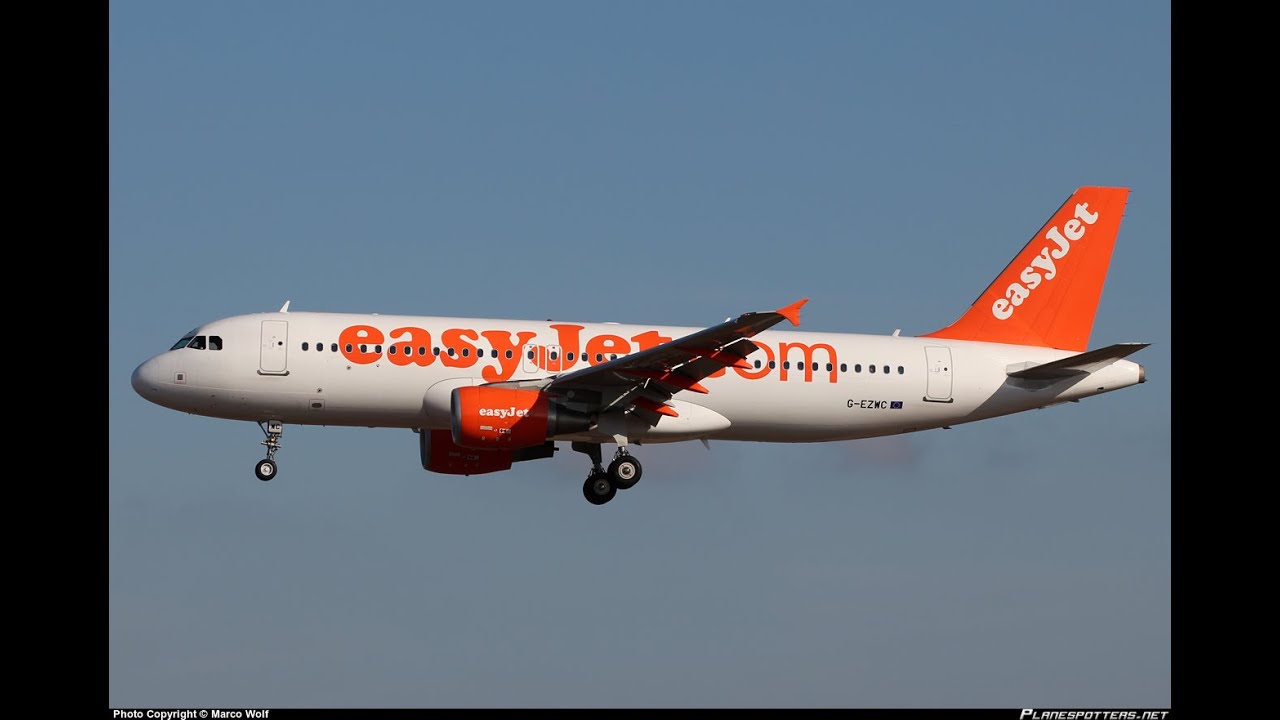 EasyJet Airbus A320 G-EZWC: Landing in Hamburg [EDDH] | Flight U23470