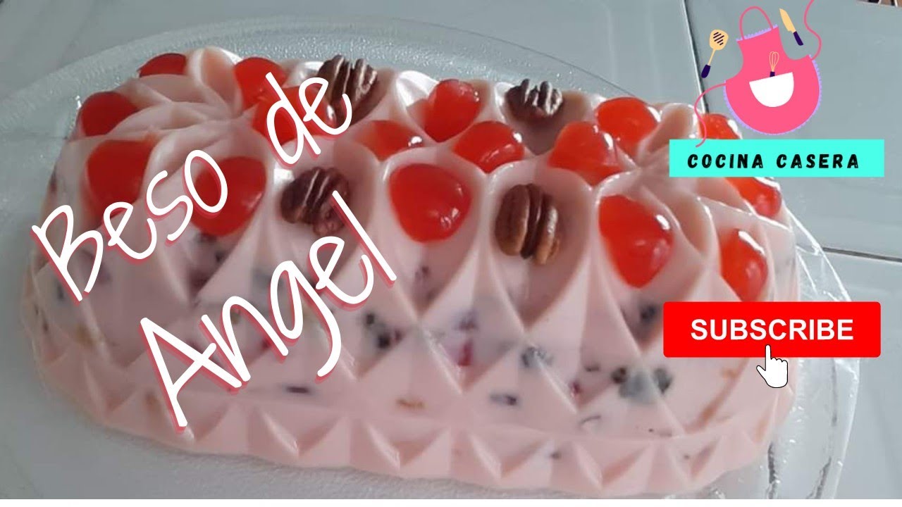 receta de gelatina beso de angel | la gelatina más rica de YouTube