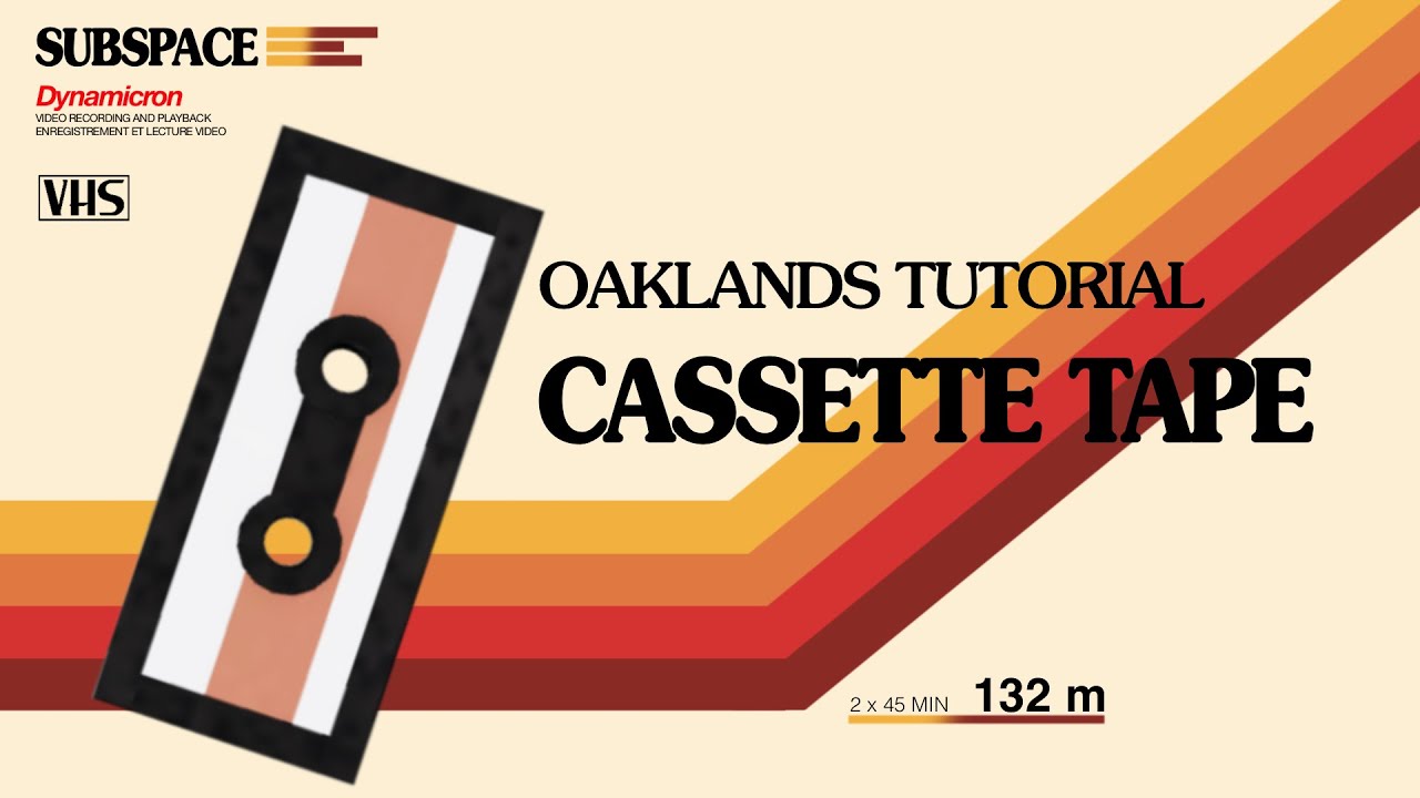 How to make Cassette Tapes in Oaklands!