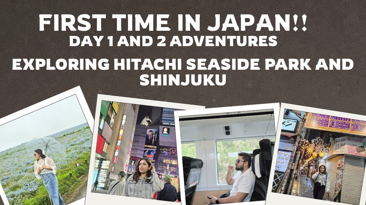 Exploring Shinjuku and Hitachi Seaside park | Malaysia to Tokyo, Day 1 and 2 in Japan | Hidden gems