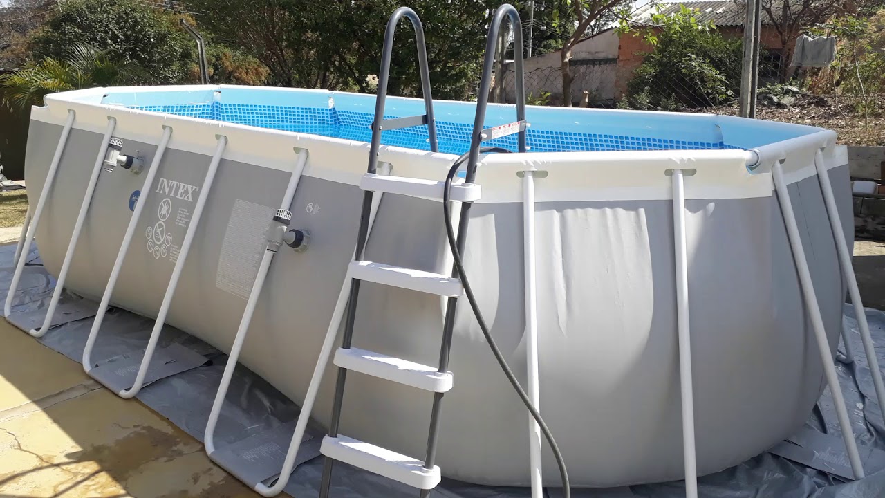 Piscina intex Oval 5.03 × 2.74 x 1.22