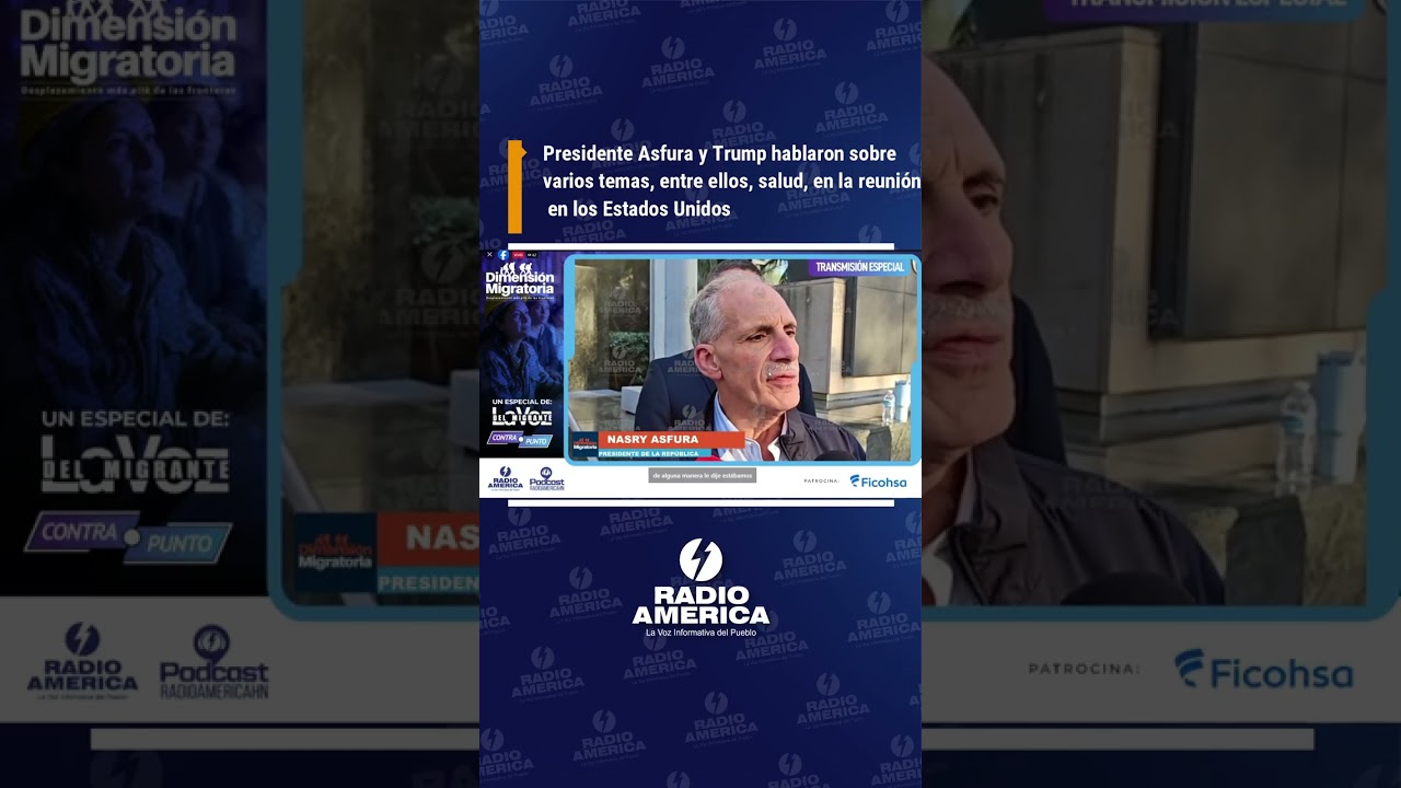 Asfura agradecido con Trump con quien conversó sobre Salud