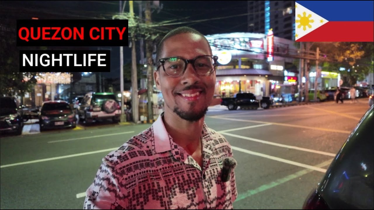 Exploring Philippines - Walking Tomas Morato Avenue During Night | Quezon City, Philippines 🇵🇭