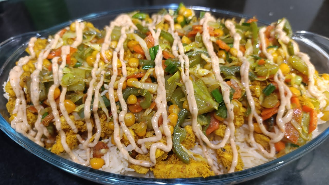 Chicken BBQ Vegetable Rice Recipe