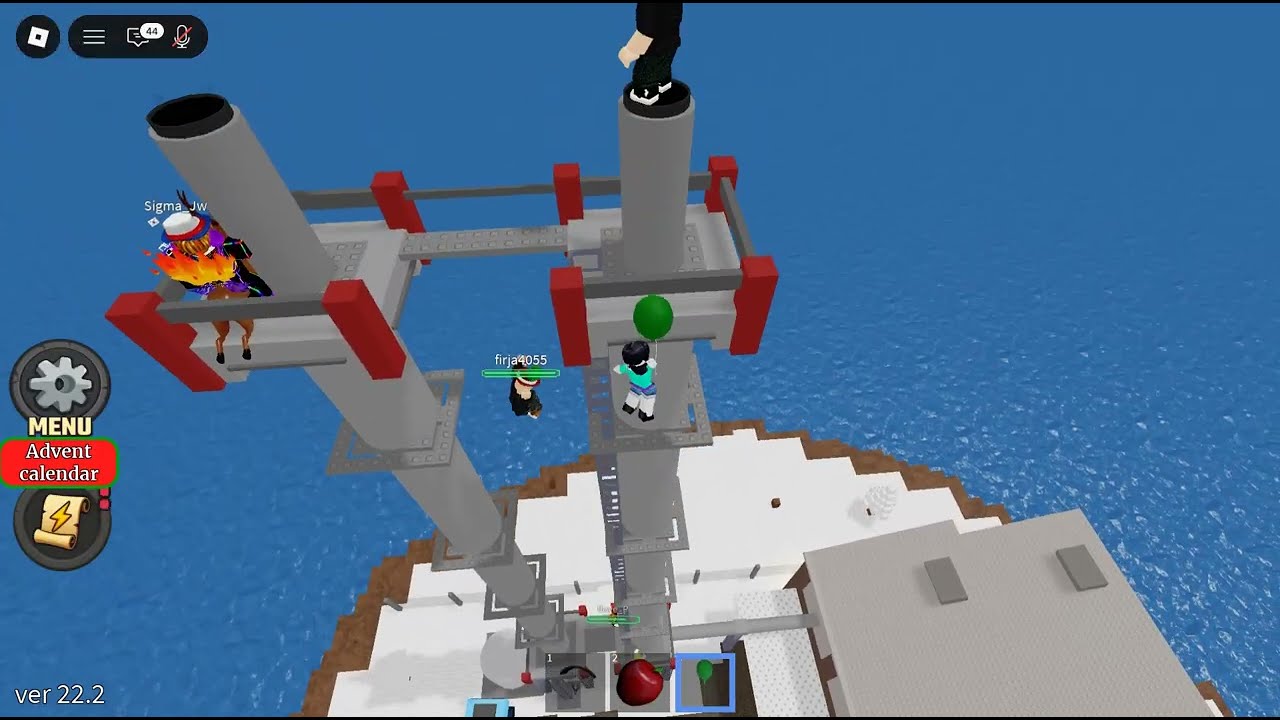 One day, I Gameplay Roblox The Disasterous Experience Christmas Day Highlights Opening the ending!