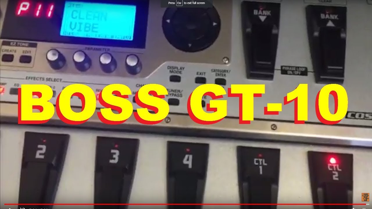 Босс GT-10: Всё ещё босс?