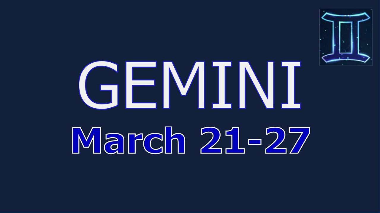 GEMINI - This New Person Will Help You Heal And Then Marry You | March 21-27 Tarot Reading
