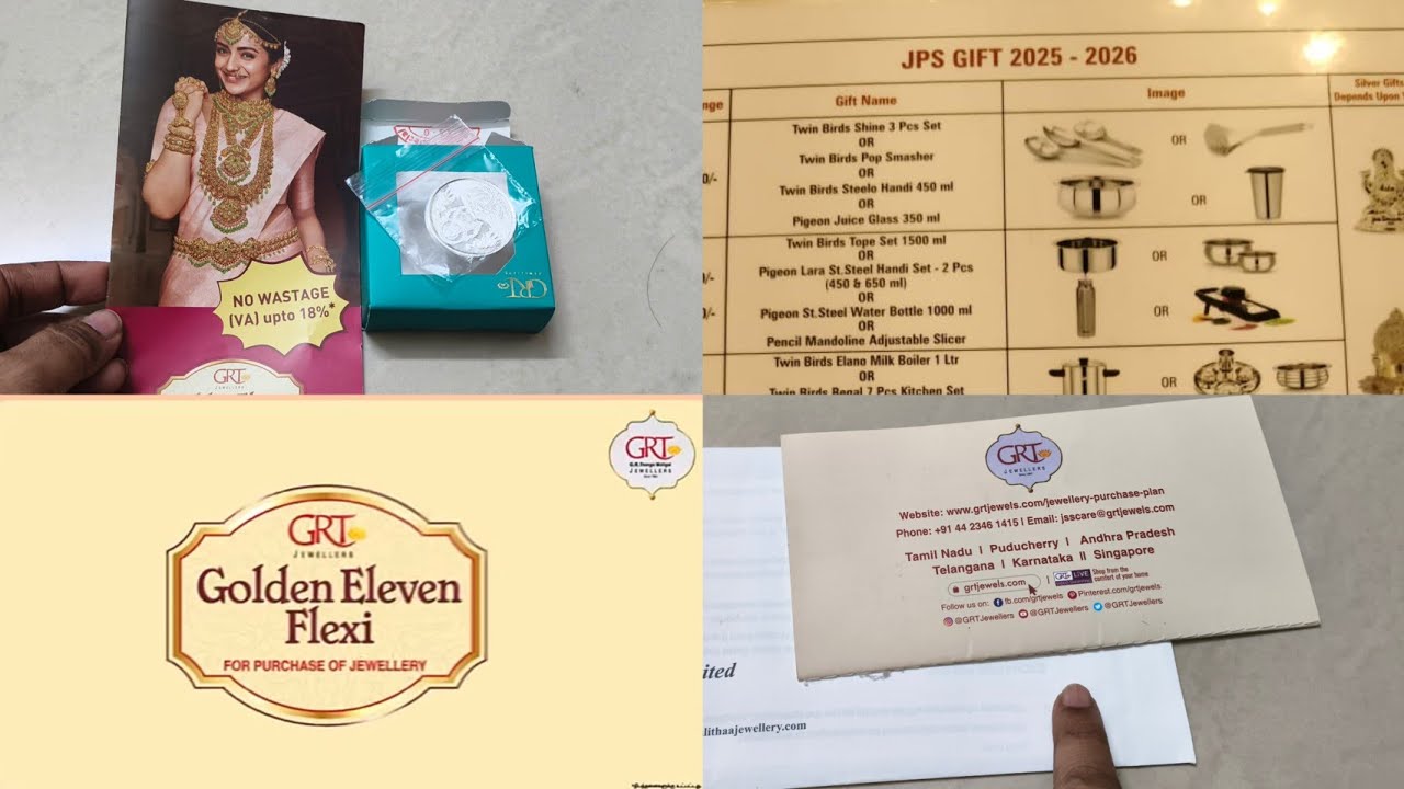 GRT gold savings scheme gifts &silver voucher 2025|grt gold savings scheme details|grt gold chit