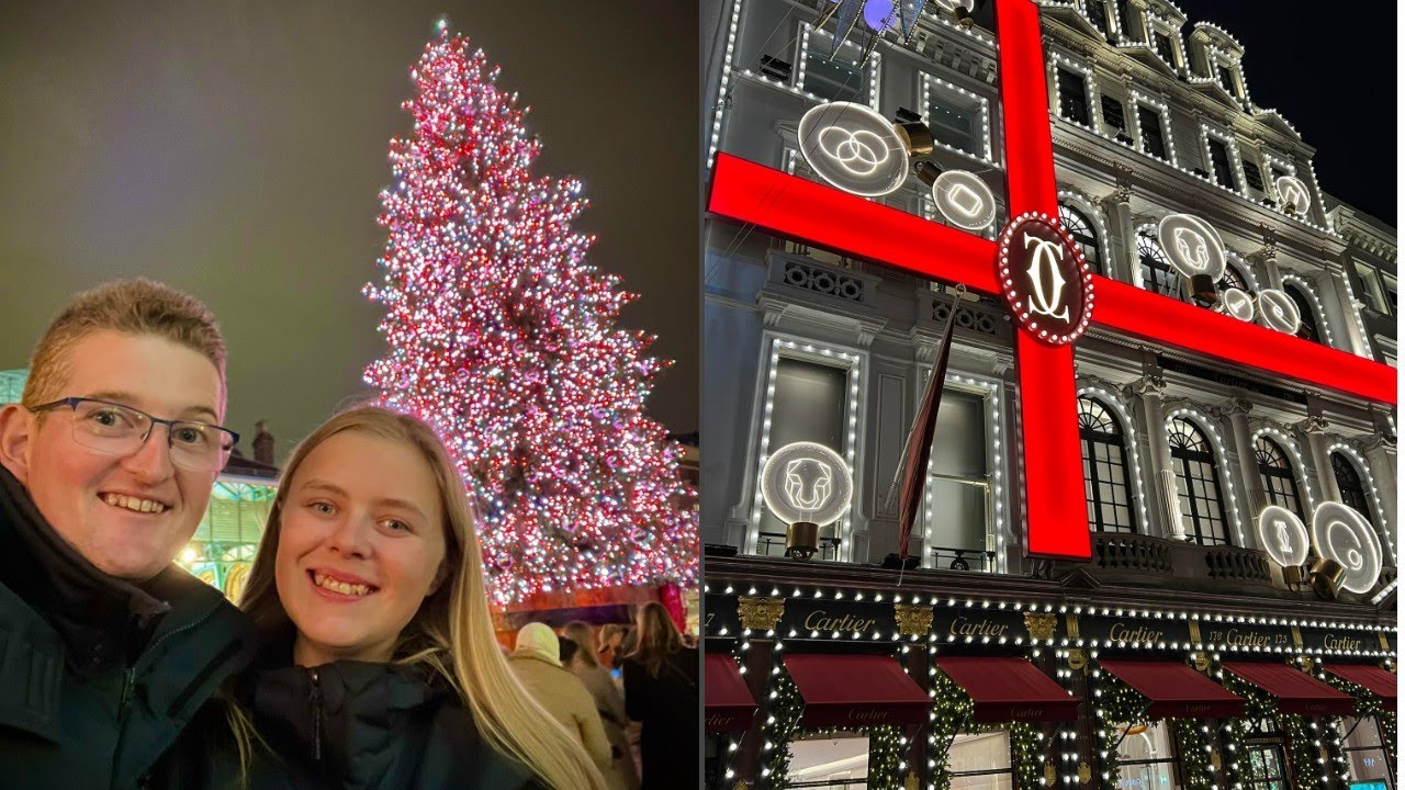 Christmas Shopping In London! Festive Decorations & AMAZING Lights!