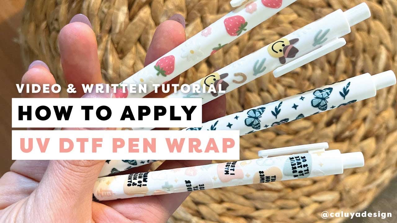 Как наносить УФ-пленку DTF Pen | Пошаговое руководство