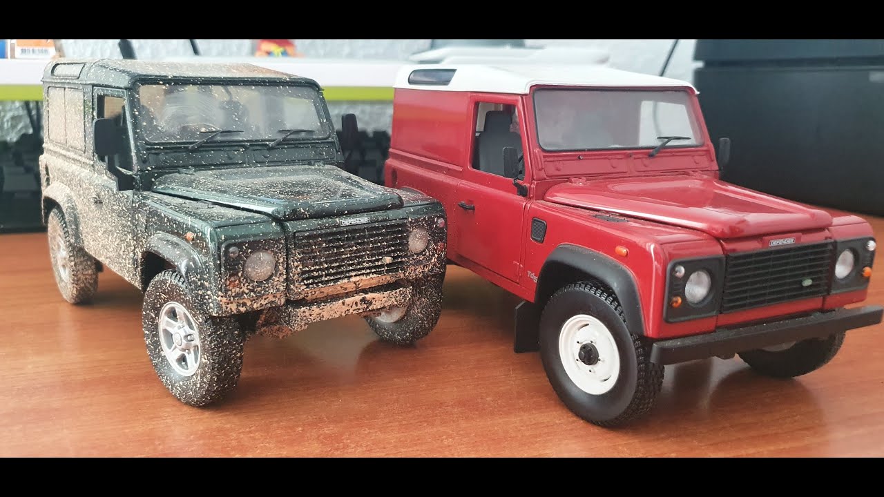 1:18 Land Rover Defender corto (handmade) - Universal Hobbies - ( Review)