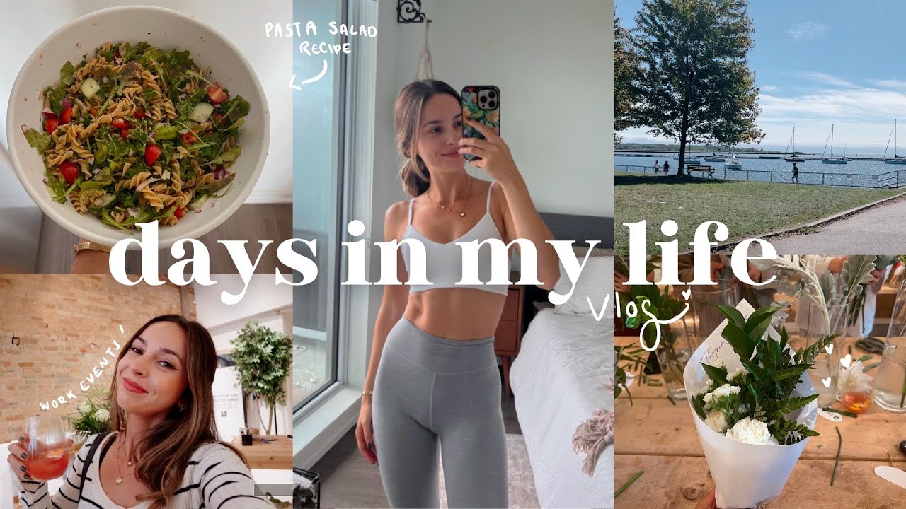 VLOG: Healthy Pasta Salad Recipe, PR Event, Being Productive!