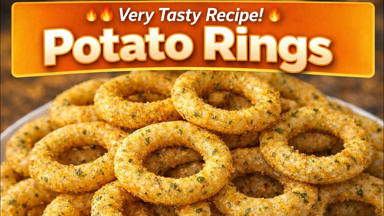 Potato Rings Recipe | Crispy & Delicious Aloo Rings | Easy Snack Recipe