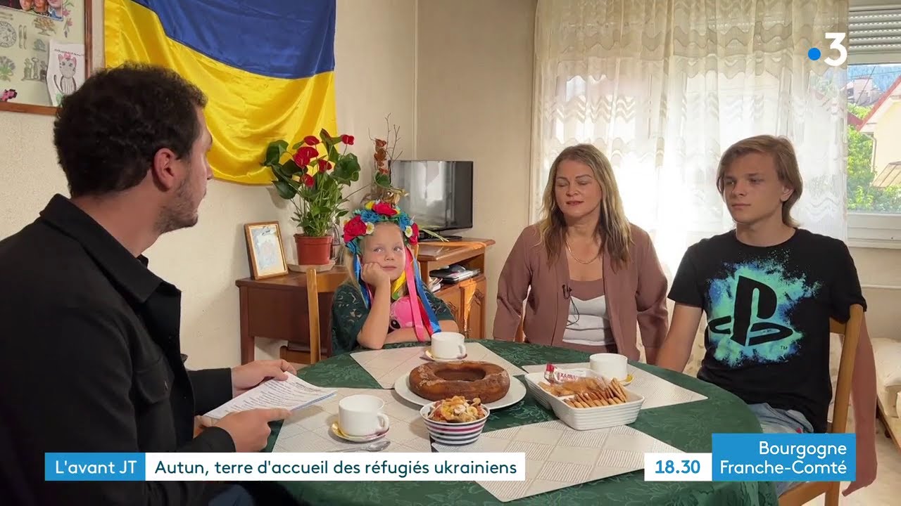 18h30 - Autun, terre d'accueil des réfugiés ukrainiens ?