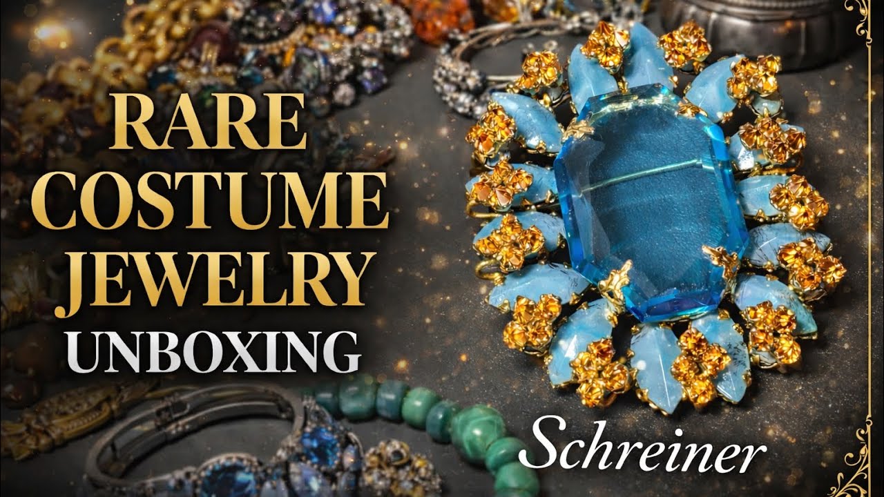 Surprise Jewelry Unboxing - SCHREINER & Rare Costume 