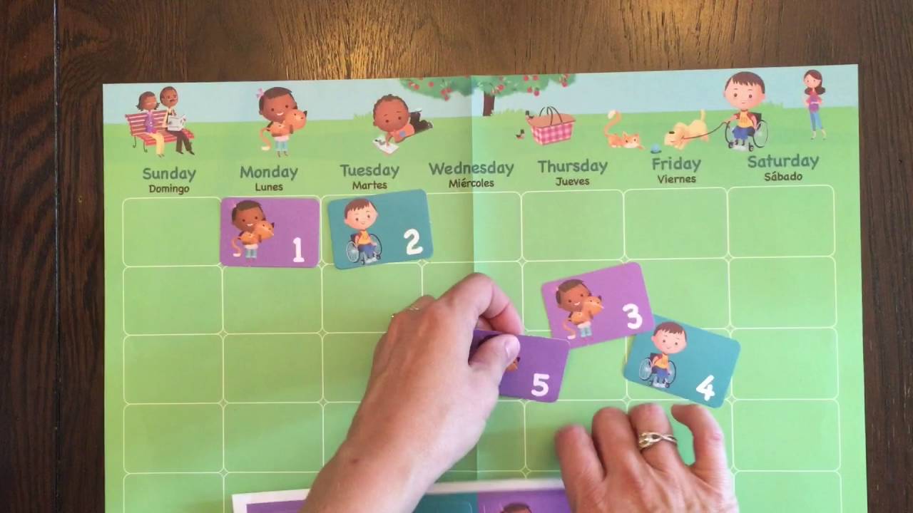 How to Use the Circle Time Calendar 9 2 16