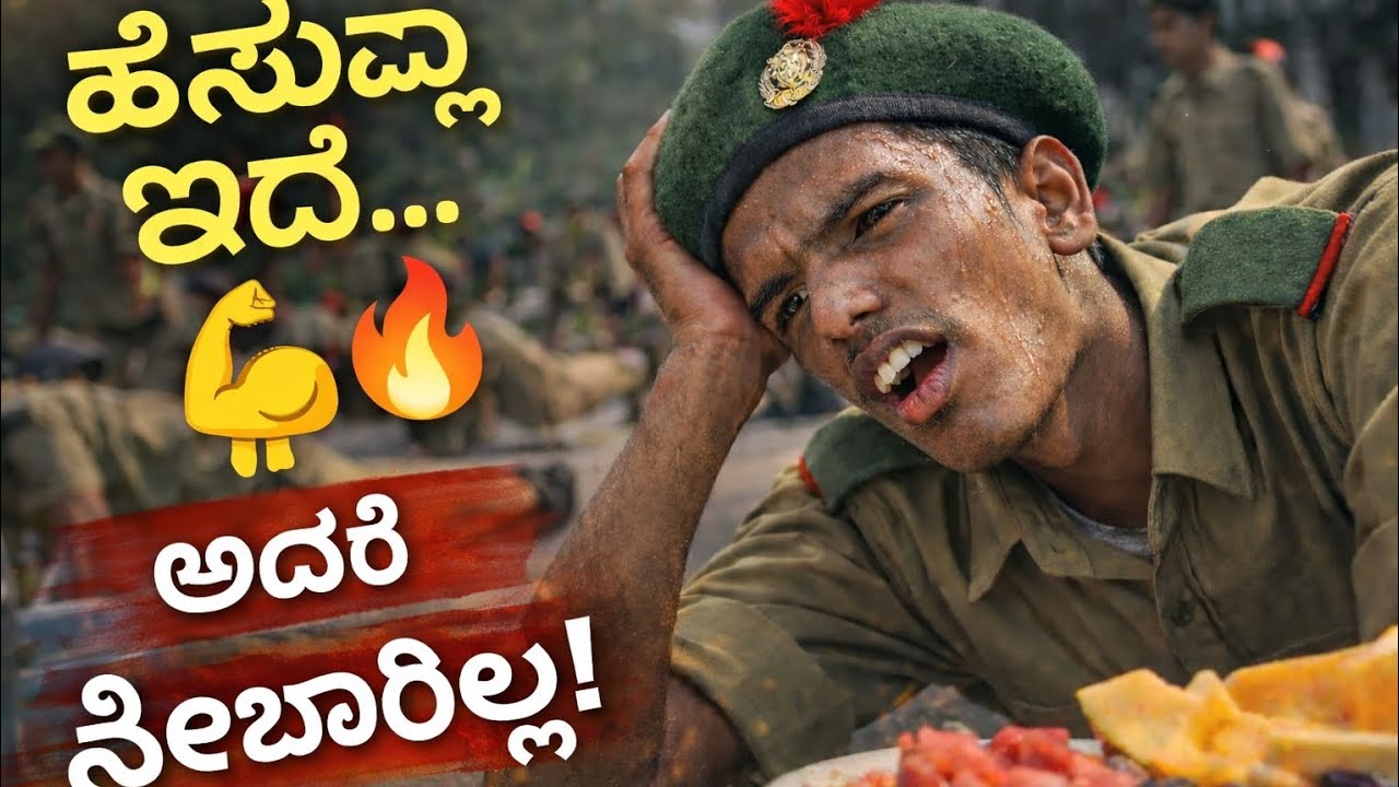 ಹಸಿವು ಇದೆ… ಆದ್ರೂ NCC ನಿಲ್ಲೋದಿಲ್ಲ! 💪🔥