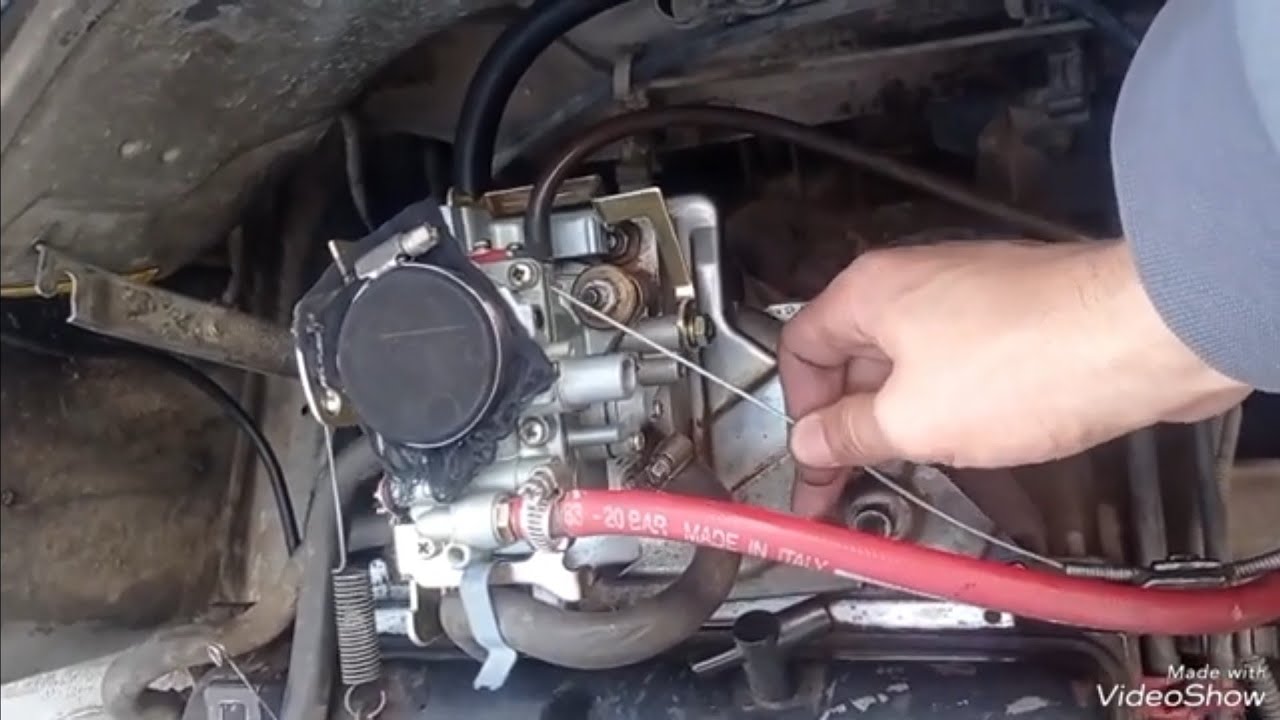 تركيب الكربيراتور  montage de carburateur