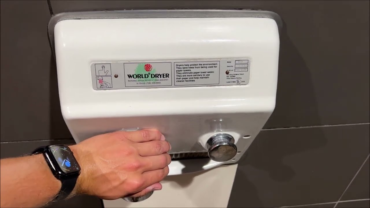 2 Different Models! World Dryer RA Hand Dryers at McDonald's (1180 N Dixie Highway), Monroe MI