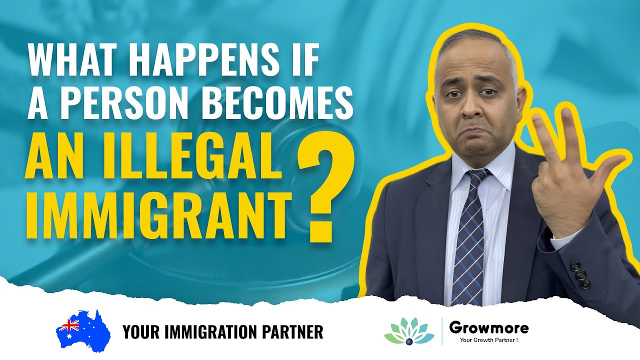 What happens if a person becomes an illegal immigrant in Australia?