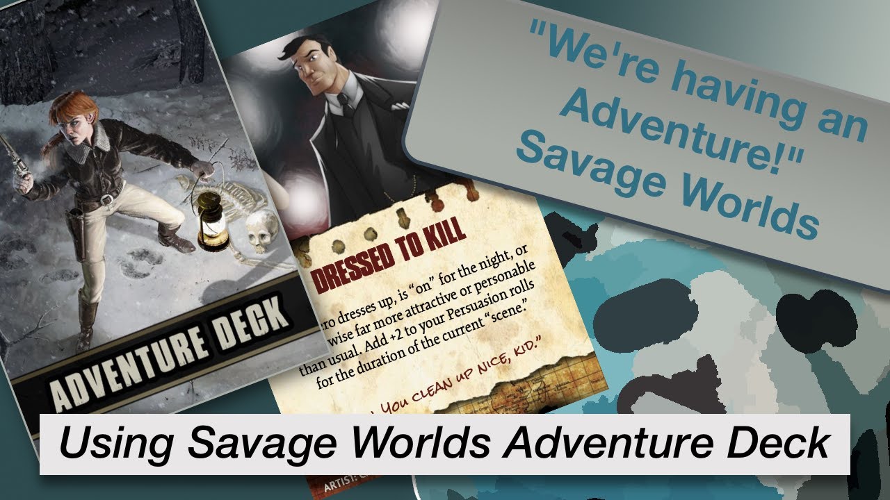 TT Эпизод 115 Как я использую карты колоды приключений в Savage Worlds