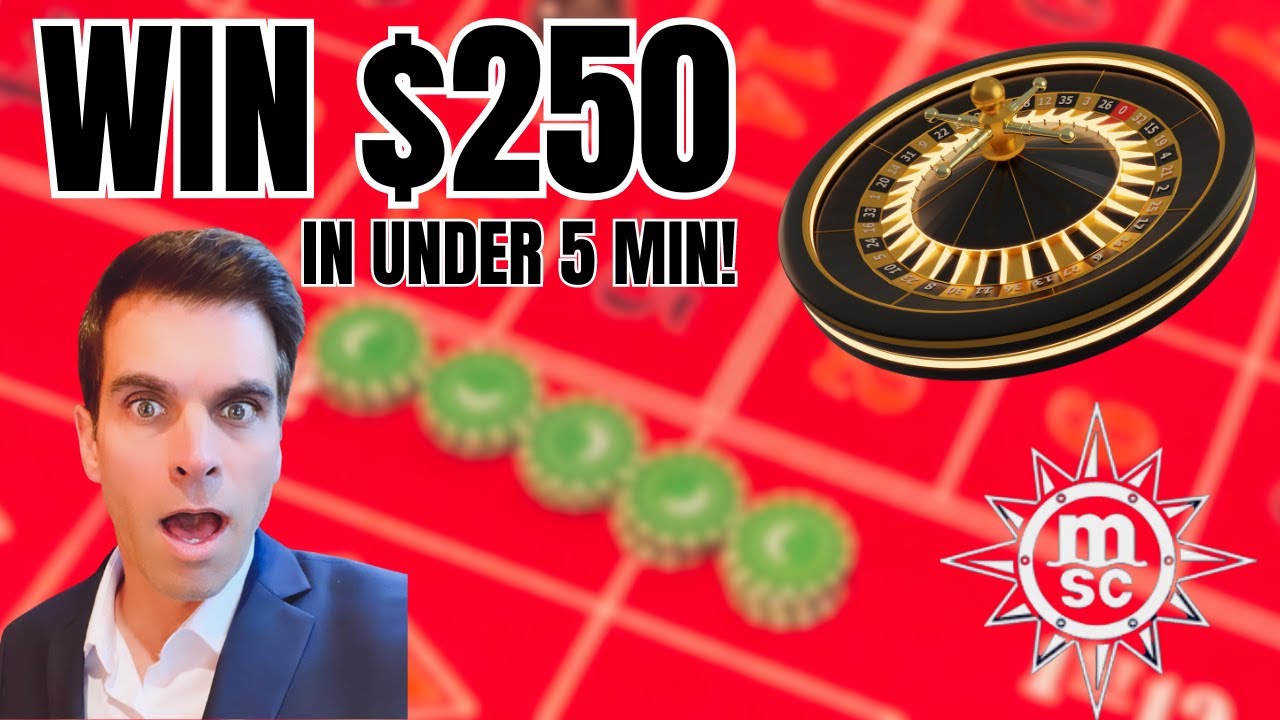 WIN $250 FAST! 👀 DO  THIS ROULETTE STATEGY TONIGHT! 📢