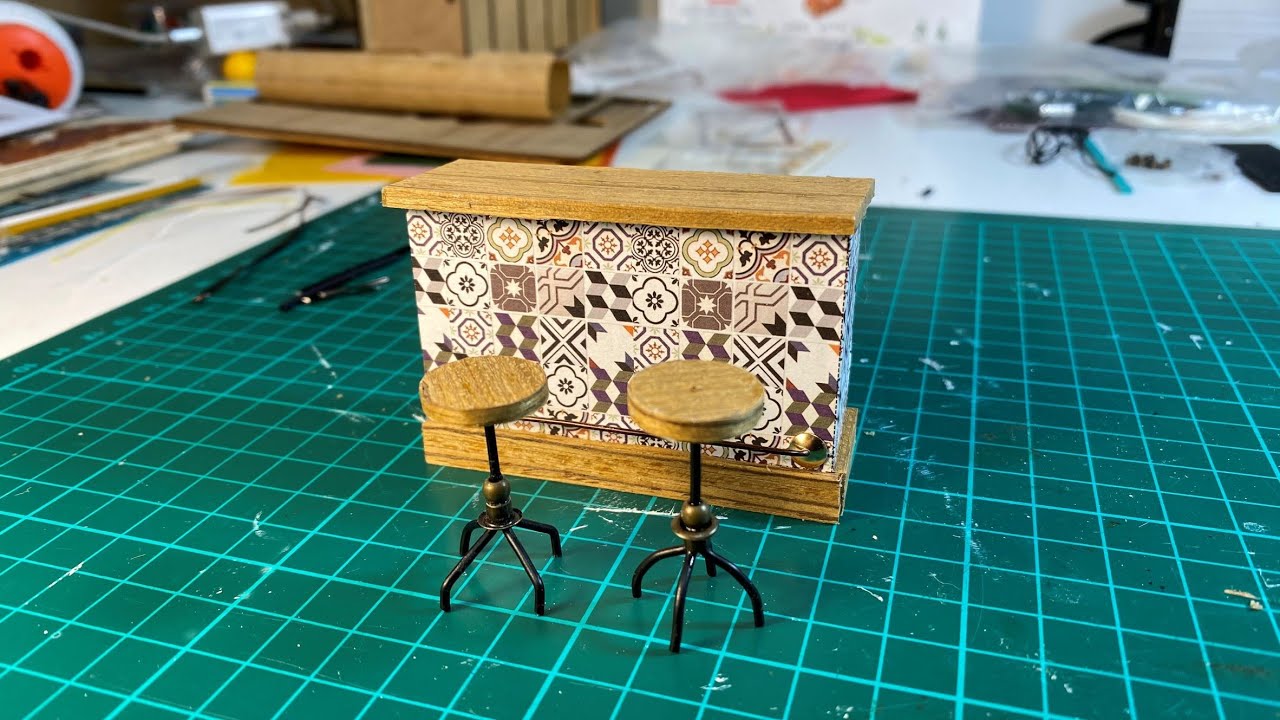 DIY Miniature House : Simon’s Coffee Shop : PART 2