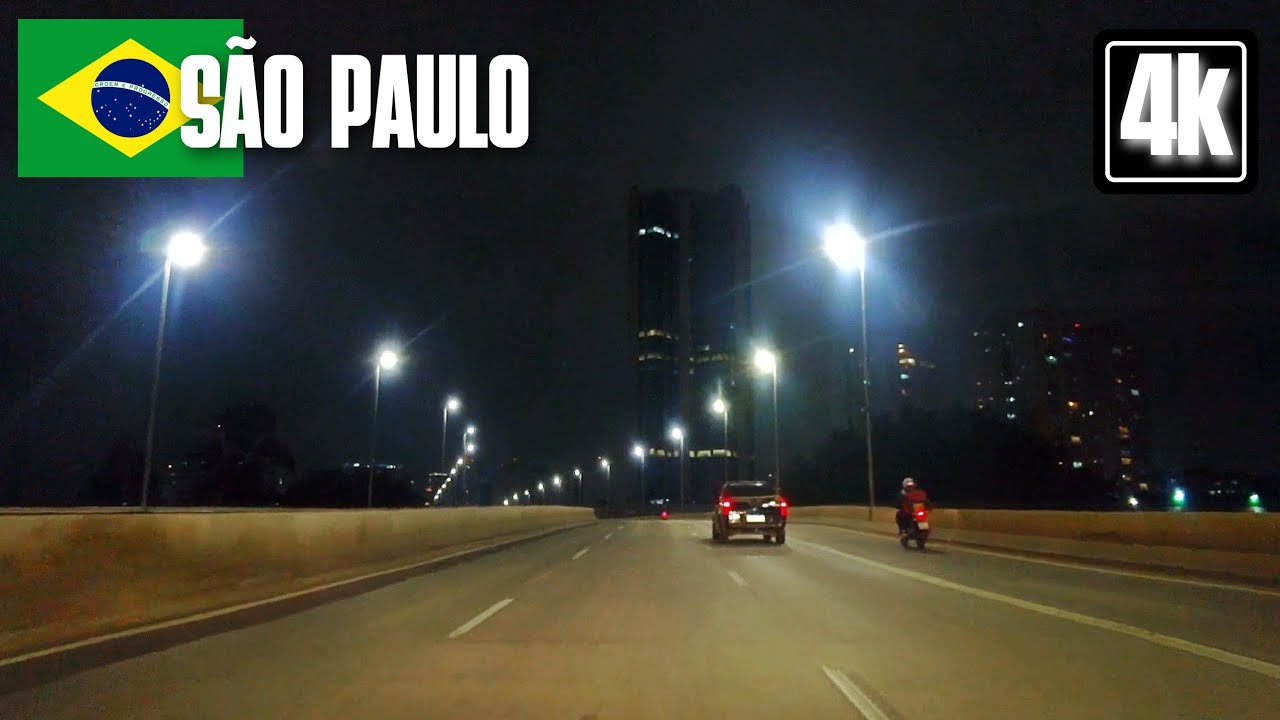 4K SÃO PAULO • DIRIGINDO PELA BARRA FUNDA