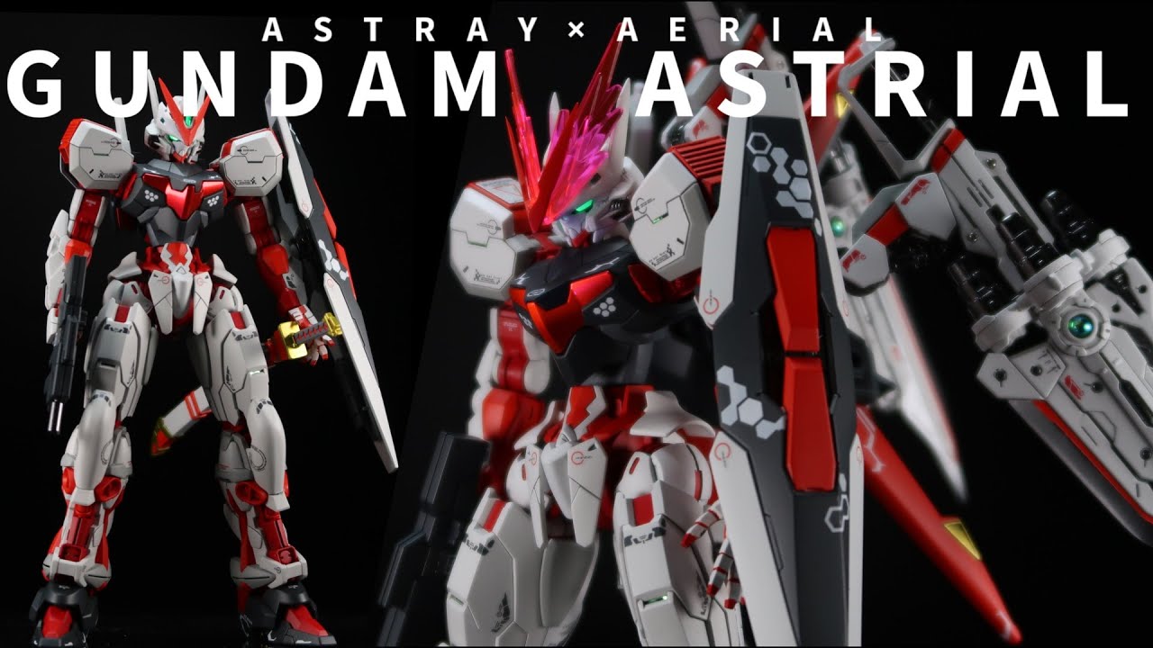 【ガンプラ全塗装】ガンダムエアリアルをベースに水星のアストレイ作ってみた！　GUNDAM AERIAL×ASTRAY/MIXING BUILD【ゆっくり】