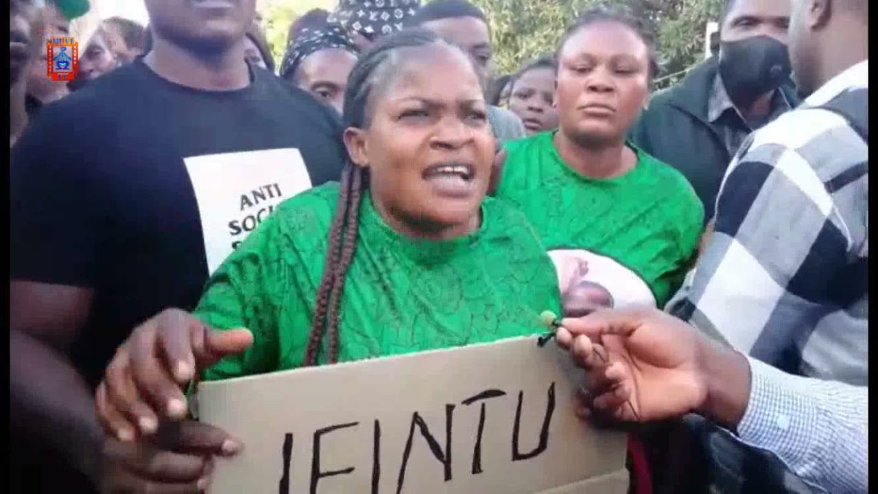 PF Protest Against The Nomination Of Siyanga As Parliamentary Candidate