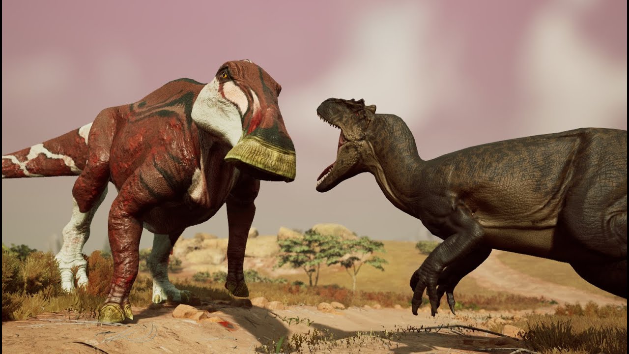 Allosaurus vs Edmontosaurus