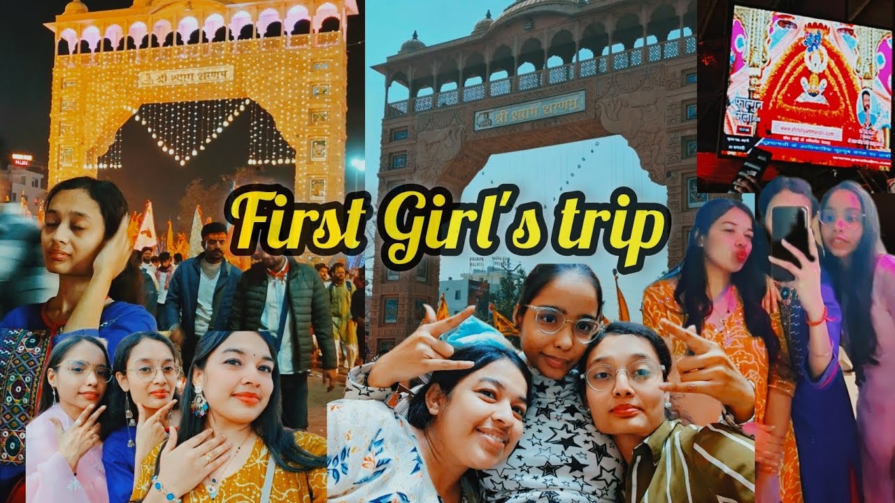 Girl's First Trip Energy💅 to Khatu Shyamji in reengus mela🥳💃🫶❤️😭|Sakshislife 
