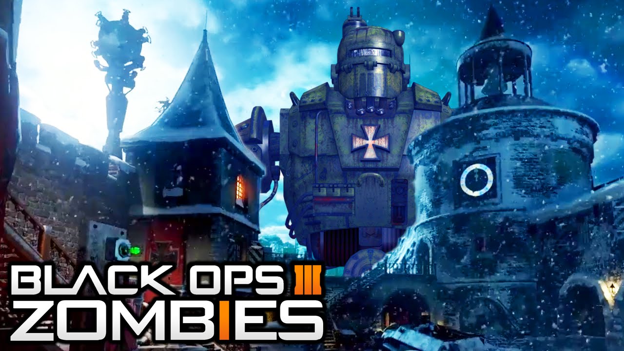 Black Ops 3 Zombies - Giant Robot FOUND in Der Eisendrache DLC 1! (Black Ops 3 Zombies Gameplay)
