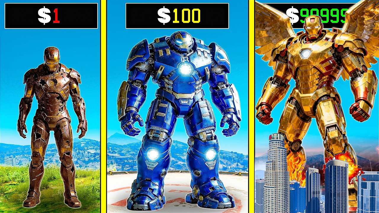 UPGRADING into GOD IRON MAN in GTA 5!