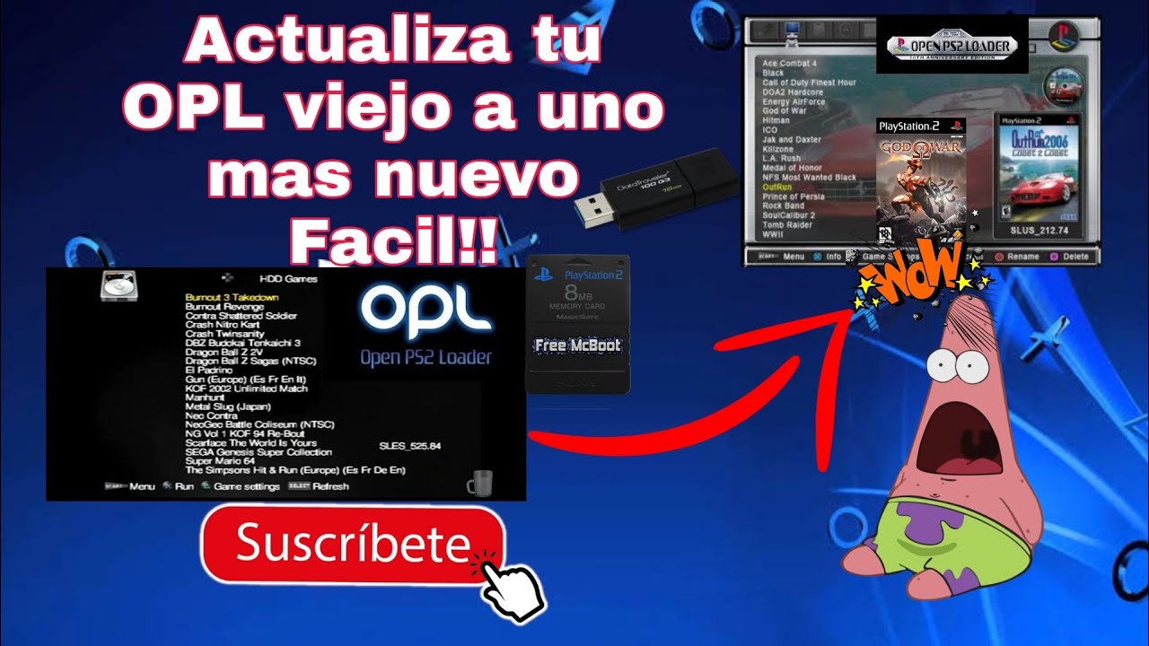 Actualiza tu OPL Viejo a uno mas Nuevo    Facil !!!