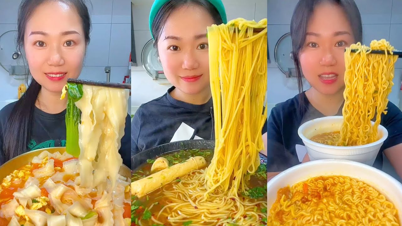 Satisfying Chinese Food ASMR – Unique Snacks & Noodles #23