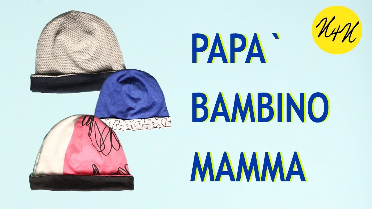 Come cucire un berretto a costo 0€ per ogni componente della famiglia