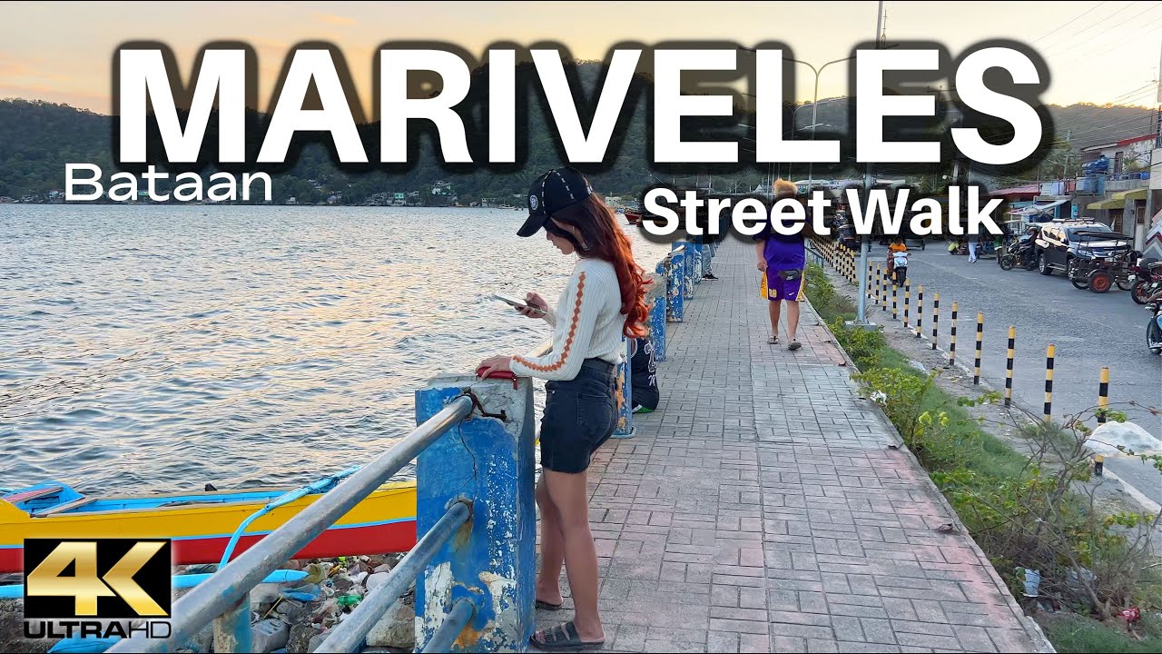 ACTION in MARIVELES Bataan Philippines - ASMR Walk [4K]
