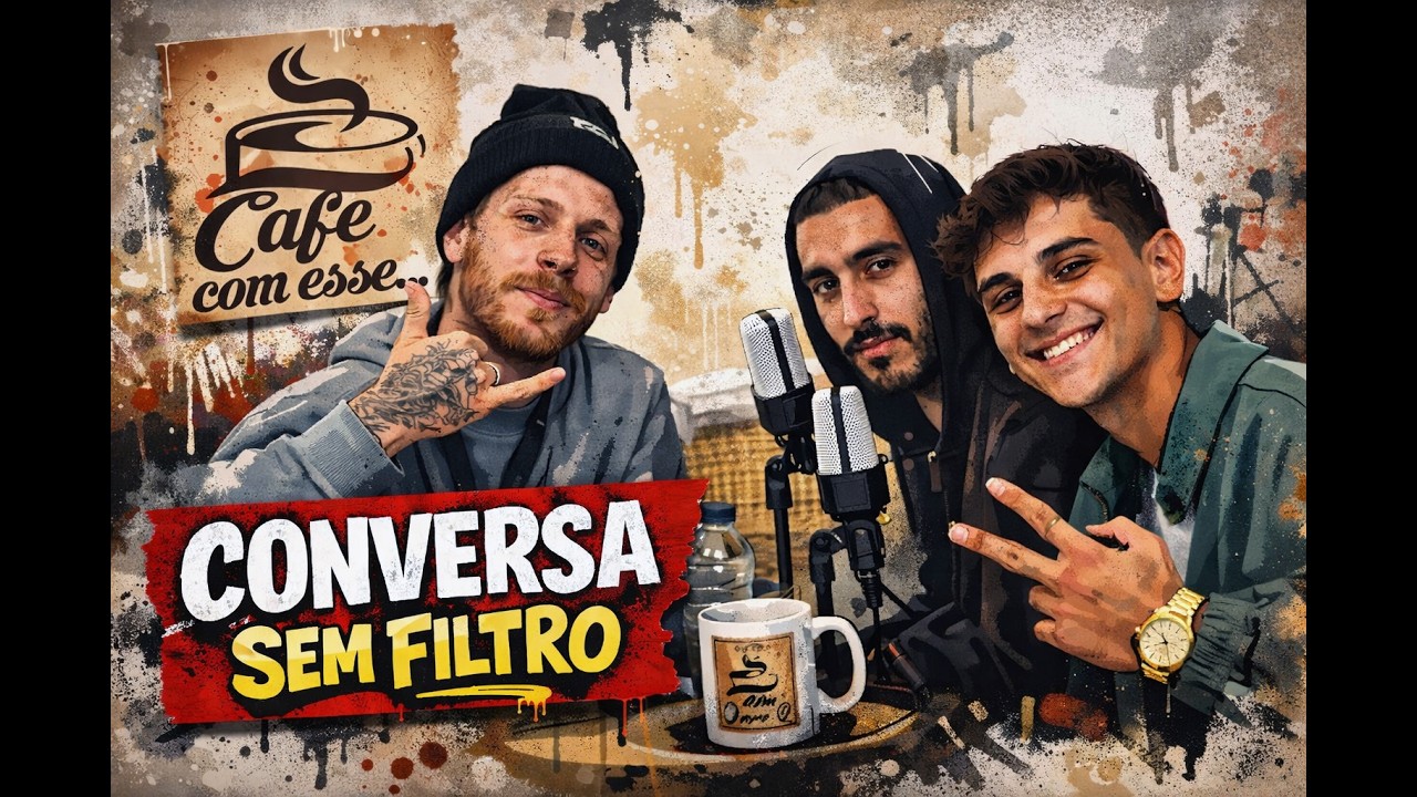 ☕💨 Café com Esse — Conversa com SP ROCHA & RAZNOSENSE (Hip Hop, Batalha de Rima, MCs) | EP11